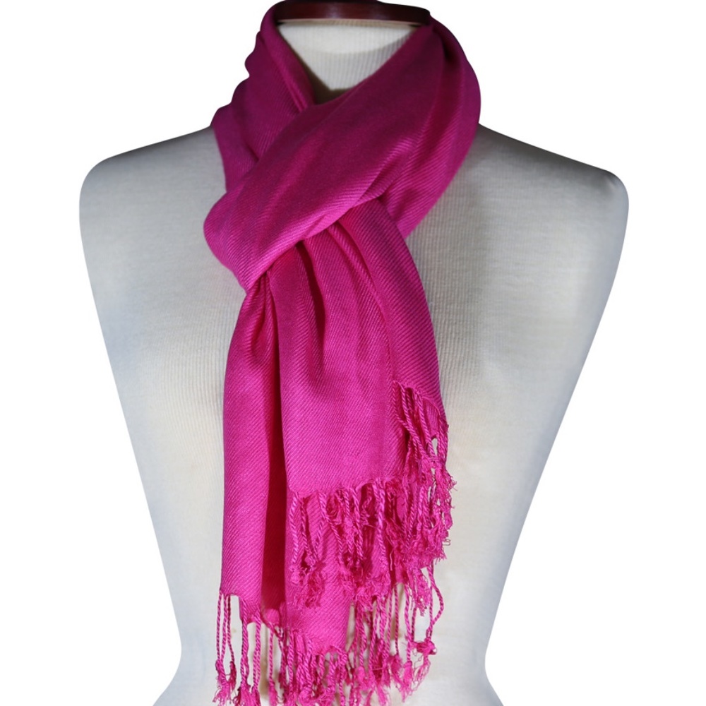 Pashmina - Fuchsia - 100% Viscose